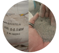 Rotary Klin Bauxite 80 size 0-0.5mm