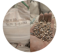 Rotary Klin Bauxite 80 size 3-6mm